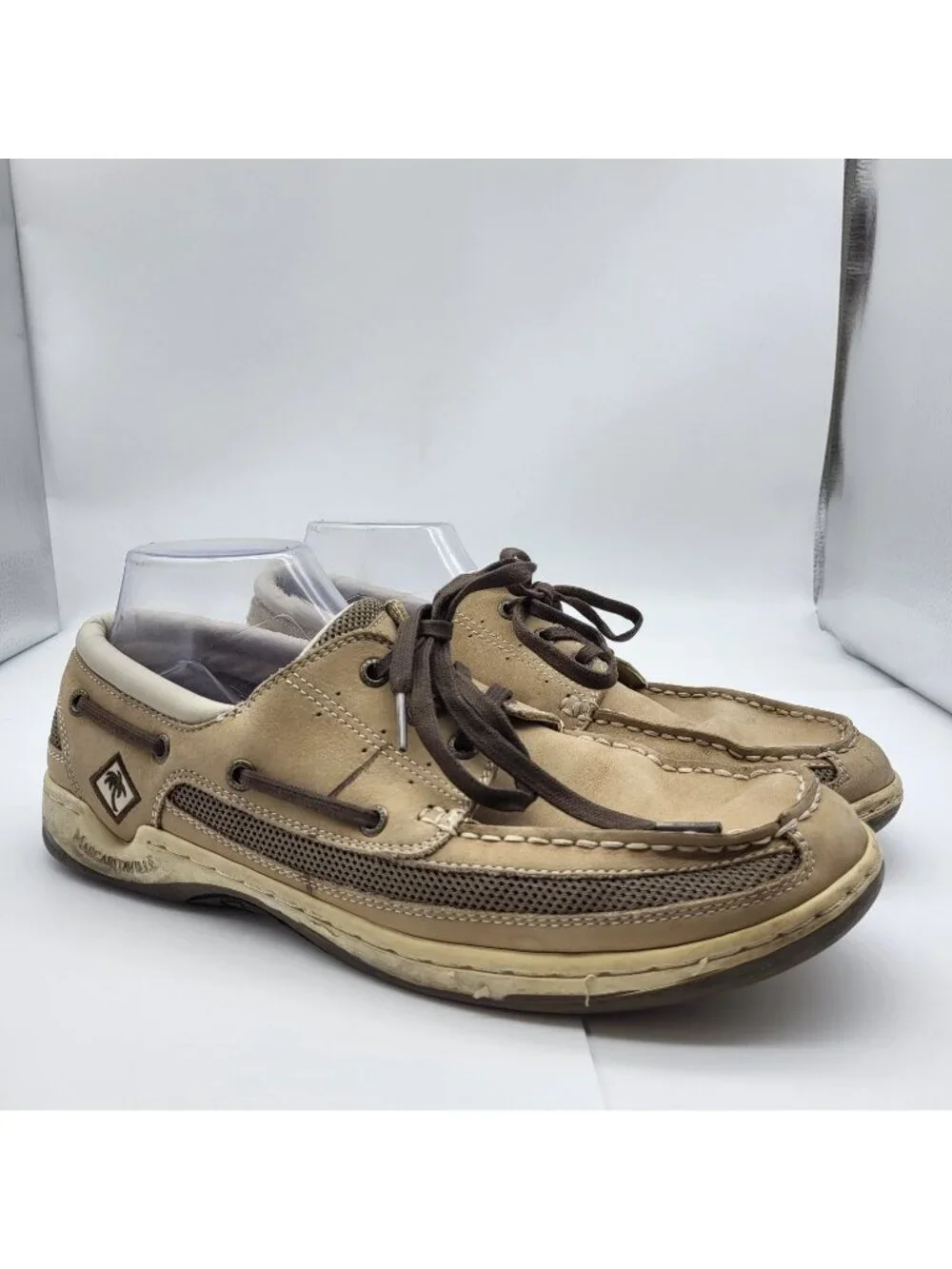Margaritaville Men's Size 12 Diamond Head Lace Up Boat Deck Shoes